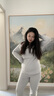 I-MUMMY哺乳服孕婦秋衣秋褲套裝恒溫抑菌哺乳套裝月子服家居服產(chǎn)后 薄暮灰 L碼【建議110-150斤】 曬單實(shí)拍圖