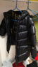 高梵黑金兒童鵝絨服4.0黑金寶貝抗菌絨男女童中長(cháng)款羽絨服 YT黑色110 曬單實(shí)拍圖