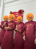 君英賢新中式伴郎服長(zhǎng)衫婚禮新郎唐裝馬褂中國(guó)風(fēng)結(jié)婚禮服男士中山裝 原版喜如意-酒紅色 M 建議126-149斤 曬單實(shí)拍圖