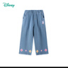 迪士尼寶寶（Disney Baby）春季男女童時(shí)尚休閑百搭中大童牛仔褲長(zhǎng)褲 ZD1EK002淺藍(lán) 140 曬單實(shí)拍圖