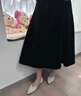 星期六船鞋女單鞋2025新款女尖頭水鉆平底舒適蛋卷婚鞋 米色 37 (235mm) 標(biāo)準(zhǔn)碼 曬單實(shí)拍圖