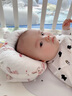 朵精靈嬰兒小米定型枕寶寶蕎麥枕頭嬰幼兒純棉枕套新生兒矯正糾正睡頭型 【帶調節柱】粉色桃花兔(小米芯) 曬單實(shí)拍圖