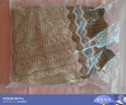 歌米拉（Gemila）半高領(lǐng)毛衣女秋冬新款提花內(nèi)搭羊毛復(fù)古麻花針織打底衫 米色 2XL 曬單實拍圖