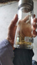 希諾雙層玻璃杯生日禮物杯子辦公室車載水杯男女士抗菌泡茶杯 抗菌款360ML鋼本色XN-9386K 曬單實(shí)拍圖