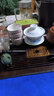 豹霖可懸停大號蓋碗羊脂玉三才蓋子茶碗茶具單個(gè)高檔白瓷手抓泡茶壺 270ML-大號懸停蓋碗-湖光山色 曬單實(shí)拍圖