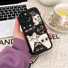 RIK SMITS適用iphone16promax手機(jī)殼14新款iphone15pro保護(hù)套硅膠全包防摔磨砂卡通女款可愛貓咪軟外殼 【小煤球黑+掛環(huán)】小羊皮軟殼-鏡頭保護(hù)-防摔全包 iPhone 16 曬單實(shí)拍圖