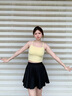莫代爾帶胸墊吊帶背心女士夏季修身辣妹內(nèi)搭美背外穿抹胸打底衫無袖女生 白色-單件裝 M 【90-120】 曬單實(shí)拍圖
