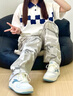 安踏（ANTA）女鞋子小靈感| 板鞋運(yùn)動鞋2025年新款夏季潮鞋學(xué)生單鞋女士休閑鞋 象牙白/沙?；摇拘§`感】 38 曬單實拍圖