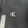 Calvin Klein CK男裝 男子拉鏈衛(wèi)衣  寬松刺繡小標(biāo)開衫衛(wèi)衣 純棉上衣男 黑色 S 曬單實(shí)拍圖
