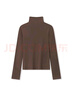 森馬（Semir）長袖T恤女發(fā)熱德絨緊身顯瘦2024冬季簡約高領(lǐng)打底衫109724101009 曬單實(shí)拍圖