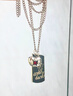 BJYL戀與深空夏以晝同款方牌項鏈男女Whencome蘋(píng)果鎖骨鏈潮流cos道具 戀與深空項鏈 曬單實(shí)拍圖