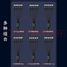 優(yōu)萊格多頭5個(gè)Typec一拖五數(shù)據(jù)線適用3個(gè)蘋果雙華為快充五個(gè)安卓3個(gè)Type一拖三充電線器多功能usb多接口 套裝一拖五魚絲線【5個(gè)Type 同時(shí)充 】+快充頭 1.2米 曬單實(shí)拍圖