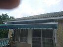 戶外伸縮折疊式遮陽棚雨蓬防曬防雨電動(dòng)收縮庭院門面露臺(tái)車篷屋檐 68MM特厚型（長3.5米伸縮2米） 曬單實(shí)拍圖
