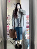 乖米豆灰色毛衣外套女秋冬2024新款寬松外穿日系慵懶風(fēng)復(fù)古軟糯針織開衫 灰色 M90-110 曬單實(shí)拍圖