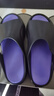 利達妮（TZLDN）運動(dòng)拖鞋男士夏季2024新款外穿休閑厚底防滑eva防臭戶(hù)外涼拖鞋女 黑紫 【潮人炸街】 42-43 【適合41-42】 曬單實(shí)拍圖