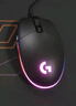 羅技（G）G102二代有線(xiàn)游戲鼠標 邏輯usb電競RGB燈效輕量化小手電腦辦公便攜 G102黑色+KDA阿貍鼠標墊 曬單實(shí)拍圖