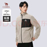 駱駝（CAMEL）男裝抓絨外套春秋防風(fēng)保暖搖粒絨開(kāi)衫夾克內膽M33CA03135 曬單實(shí)拍圖