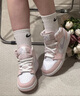 NIKENIKE耐克AirJordan1 Mid(GS)板鞋兒童運動(dòng)鞋女鞋FD8780-601 38.5 曬單實(shí)拍圖