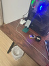 億家木臺(tái)式電腦桌電競桌椅套裝一體簡易書桌學(xué)習(xí)桌家用辦公寫字游戲桌子 【胡桃色】180*60*75CM 曬單實(shí)拍圖
