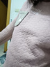 芊之雅（QIANZHIYA）純棉夾層睡衣女生秋冬季空氣棉加厚冬天夾棉居家服加棉套裝保暖冬 QHT-22-3143# L 參考100-120斤 曬單實(shí)拍圖
