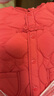 戴維貝拉（DAVE＆BELLA）冬裝新款國風(fēng)男童羽絨服兩件套兒童新年外套女寶寶上衣童裝 紅色【現(xiàn)貨】 100cm 【充絨量53.5g】 曬單實拍圖