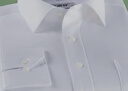 恒源祥男士純棉免燙長(cháng)袖白襯衫男士春秋季新款休閑正裝西裝襯衣男 長(cháng)6612白色平紋純棉免燙有口袋 40 [體重135斤-145斤] 曬單實(shí)拍圖