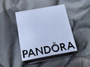 潘多拉（PANDORA）閃耀交錯星星串飾鏤空幸運星精致教師節禮物多色 763590C01均碼 曬單實(shí)拍圖