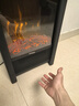 ROBINHOOD洛賓漢石墨烯取暖器家用大面電壁爐仿真火焰速熱節能省電暖氣暖爐客廳臥室智能語(yǔ)音暖風(fēng)機25年新款 【語(yǔ)音款】(北歐黑) HP02 曬單實(shí)拍圖
