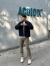 Scofield【隱藏松緊腰】男裝秋24年新款直筒褲簡約長褲顯瘦休閑褲 卡其色 34 （180/86A） 曬單實拍圖