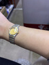【二手99新】歐米茄（OMEGA）女表星座系列機械石英表18k黃金外圈鑲鉆女士腕表二手奢侈品瑞士手表 1262.15.00金盤鉆刻22.5 曬單實拍圖