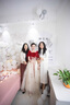 北杳訂婚禮服女小個(gè)子春夏平時(shí)可穿寬松敬酒服新娘長袖法式結(jié)婚宴會服 酒紅色長袖 3XL -148件—165斤) 曬單實(shí)拍圖