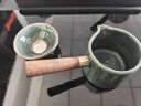 哥窯功夫茶具套裝家用客廳辦公會(huì)客窯變?nèi)帐絺?cè)把泡茶壺現(xiàn)在簡(jiǎn)約茶杯整套可開(kāi)片 10頭哥窯(側(cè)把-木)+不倒杯+長(zhǎng)琴黑 曬單實(shí)拍圖