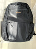 袋鼠新款防水雙肩背包男士韓版休閑學(xué)生書(shū)包可16寸電腦包包男 黑色 曬單實(shí)拍圖