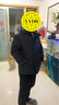 鴨鴨（YAYA）【王一博同款】戶(hù)外沖鋒衣羽絨服女冬季防寒運動(dòng)三合一情侶厚外套 青光黑色 XL (180) 曬單實(shí)拍圖