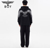 BOY LONDON冬男女同款重工刺繡針織連帽開衫衛(wèi)衣外套N06029 黑色 XL 曬單實(shí)拍圖