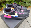 耐克空軍一號女拼貼設計運動(dòng)鞋冬NIKE AIR FORCE 1 SHADOW CU4743 001黑/白/亮石灰色/宇宙紫紅 37.5 曬單實(shí)拍圖