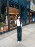 AEMAPE高端品質(zhì)直筒牛仔褲女2025春夏秋冬新款高腰寬松顯瘦港風(fēng)闊腿褲子 水泥灰-長(cháng)褲 28 111-119斤 曬單實(shí)拍圖