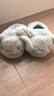 Hello Kitty女童棉鞋冬兒童室內家居鞋小孩保暖親子棉拖鞋 玉貴狗藍 34-35碼  曬單實(shí)拍圖