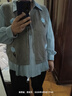 MsShe【仿兔絨紗】大碼女裝2025秋裝襯衫V領手繡花朵毛衣馬甲套裝 A款馬甲-深灰色現(xiàn)貨 3XL 曬單實拍圖