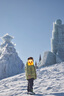 巴拉巴拉童鞋雪地靴男女童高筒加絨兒童戶(hù)外運動(dòng)靴冬靴子 黑綠色調00494 29 曬單實(shí)拍圖
