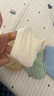 巴厘小豬（BALIPIG）寶寶中筒襪春秋季0-3月嬰兒襪新生兒襪男童短襪女童彈力兒童襪子 白色藍(lán)色卡其綠色裝 4雙 S 9-10cm 曬單實拍圖