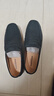他她（TATA）一腳蹬樂(lè )福鞋男士豆豆鞋商務(wù)休閑皮鞋男鞋子秋季NES01AM4 深藍 42 曬單實(shí)拍圖