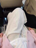 爾山集運動(dòng)褲女春夏新款高腰休閑寬松直筒美式闊腿白灰色衛褲子 白灰色 L 曬單實(shí)拍圖