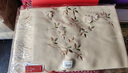 上海故事羊毛披肩國風(fēng)刺繡圍巾女秋冬款兩用冬天保暖圍脖空調(diào)房辦公室披風(fēng) 傾城米色 曬單實(shí)拍圖