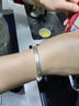 中國(guó)黃金（CHINA GOLD）滿天星足銀手鐲子女生實(shí)心七夕情人節(jié)禮物送女友老婆生日 滿天星手鐲【20g】+刻字定制服務(wù) 曬單實(shí)拍圖