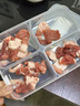 sungsa日本冰箱肉類(lèi)冷凍分裝盒食品級專(zhuān)用凍肉保鮮盒收納盒食物分格盒子 6分格5個(gè)裝（日本制）700ML 曬單實(shí)拍圖