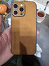 mlnew 蘋(píng)果iPhone16ProMax鏡頭全包手機殼蘋(píng)果16ProMax保護殼小羊皮手機套A3297防摔保護套防滑5G 【琥珀棕】配全屏高清鋼化膜 曬單實(shí)拍圖