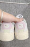 彪馬（PUMA）【厚底鞋】復(fù)古增高松糕鞋女運(yùn)動(dòng)休閑鞋PLATFORM397233 銀色-綠色-淡紫色-03 35.5 曬單實(shí)拍圖
