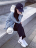JZDZ2025春季新款藍(lán)色牛仔外套女春秋韓版休閑外搭上衣bf寬松牛仔夾克 藍(lán)色 M 曬單實(shí)拍圖