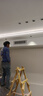 松野長(zhǎng)條形大功率換氣扇嵌入隱藏排氣扇客廳餐廳廚房排氣扇強(qiáng)力15*60 雙電機(jī)+15*60面罩 白色 曬單實(shí)拍圖
